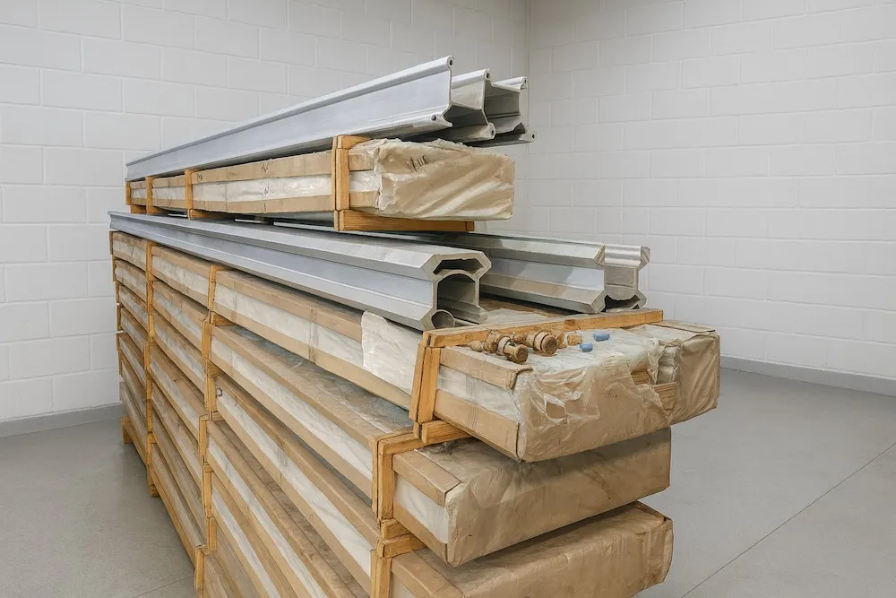 Vigas de desgaste y guías de reemplazo para equipos Epiroc y Sandvik